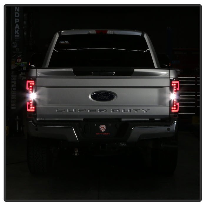 Ford F250 Superduty 17-18 LED Tail Lights - Black