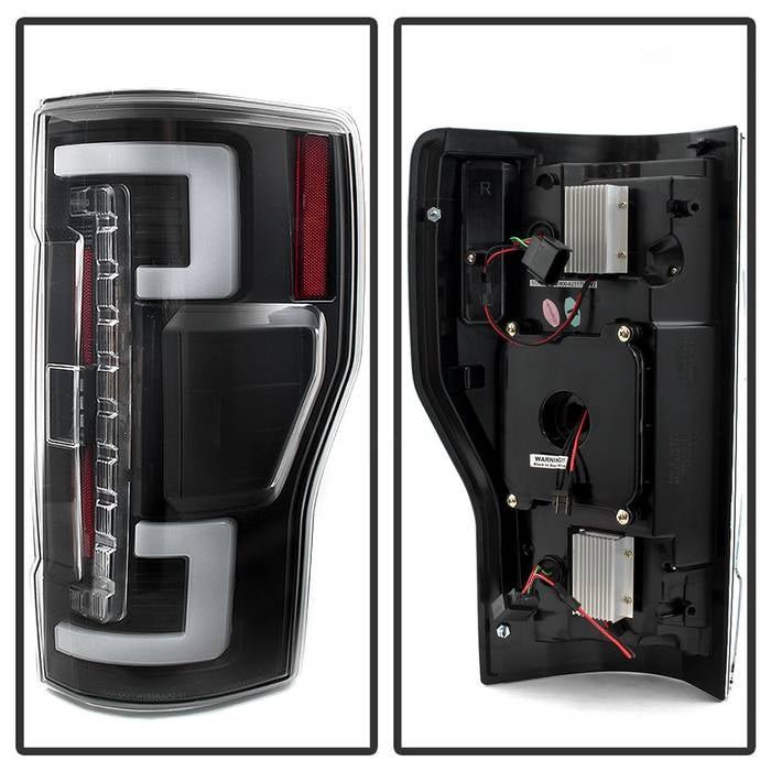 Ford F250 Superduty 17-18 LED Tail Lights - Black