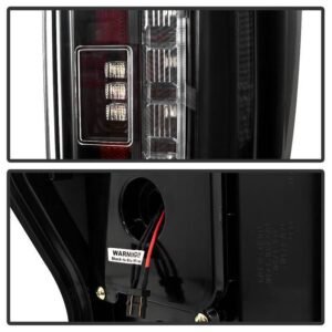 Ford F250 Superduty 17-18 LED Tail Lights - Black - Image 5