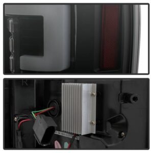 Ford F250 Superduty 17-18 LED Tail Lights - Black Smoke - Image 4