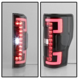 Ford F250 Superduty 17-18 LED Tail Lights - Black Smoke - Image 8