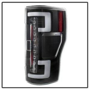 Ford F250 Superduty 17-18 Blind Spot Monitoring Model LED Tail Lights - Black - Image 2
