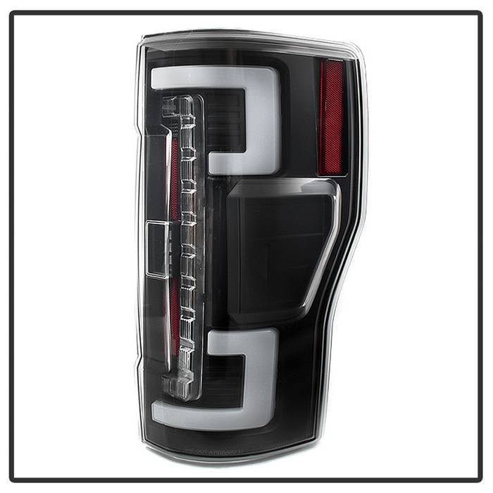 Ford F250 Superduty 17-18 Blind Spot Monitoring Model LED Tail Lights - Black
