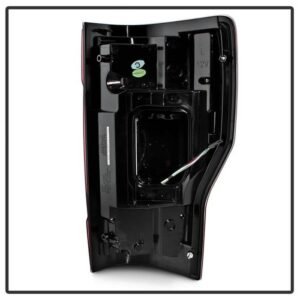 Ford F250 Superduty 17-18 Blind Spot Monitoring Model LED Tail Lights - Red Clear - Image 3