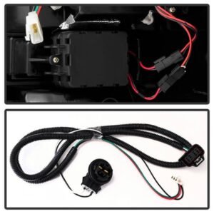 GMC Sierra 1500 07-13  2500HD/3500HD 07-14 LED Tail Lights - Black - Image 4