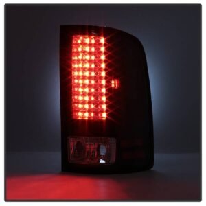 GMC Sierra 1500 07-13  2500HD/3500HD 07-14 LED Tail Lights - Black - Image 5