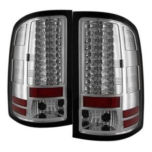 GMC Sierra 1500 07-13  2500HD/3500HD 07-14 LED Tail Lights - Chrome - Image 1