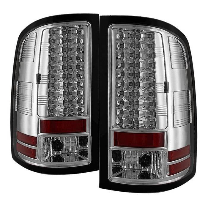 GMC Sierra 1500 07-13  2500HD/3500HD 07-14 LED Tail Lights - Chrome