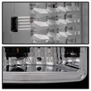 GMC Sierra 1500 07-13  2500HD/3500HD 07-14 LED Tail Lights - Chrome - Image 2