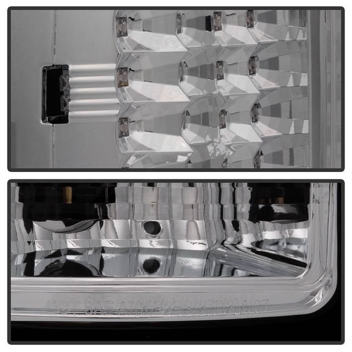 GMC Sierra 1500 07-13  2500HD/3500HD 07-14 LED Tail Lights - Chrome