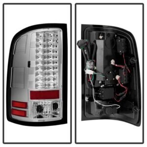GMC Sierra 1500 07-13  2500HD/3500HD 07-14 LED Tail Lights - Chrome - Image 3