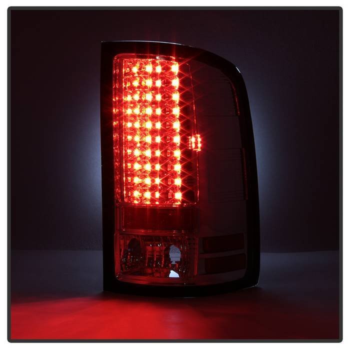 GMC Sierra 1500 07-13  2500HD/3500HD 07-14 LED Tail Lights - Chrome