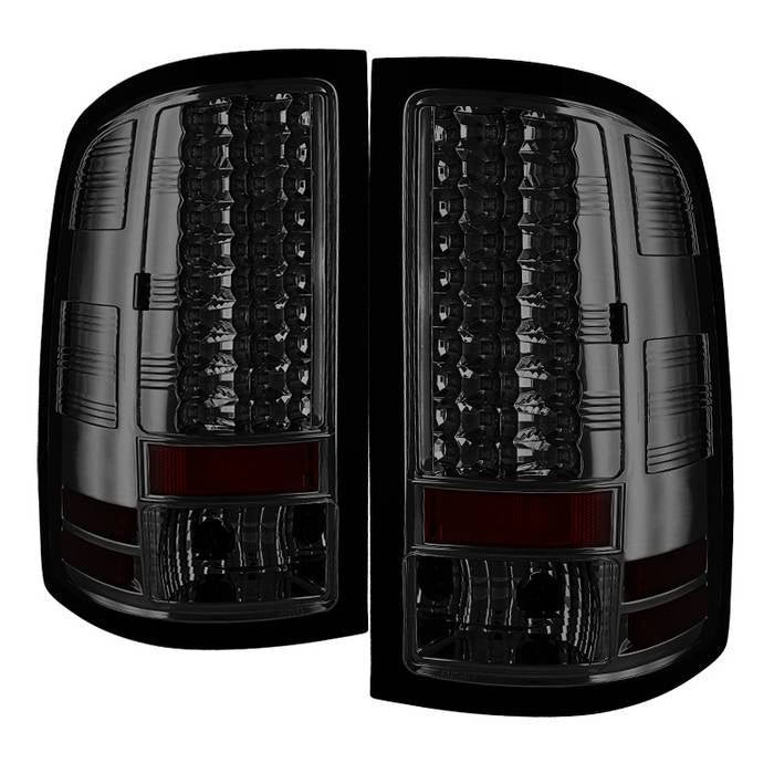 GMC Sierra 1500 07-13  2500HD/3500HD 07-14 LED Tail Lights - Smoke