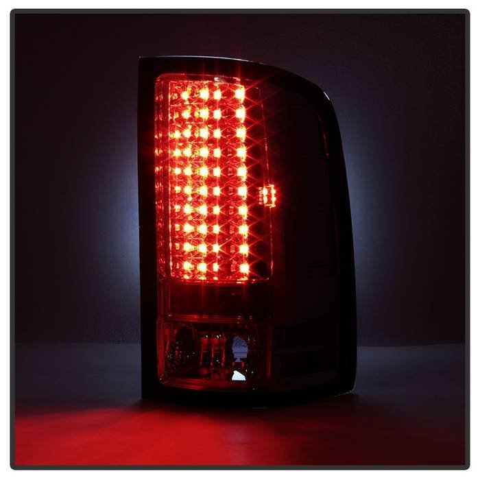 GMC Sierra 1500 07-13  2500HD/3500HD 07-14 LED Tail Lights - Smoke