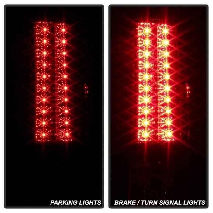 GMC Sierra 1500 07-13  2500HD/3500HD 07-14 LED Tail Lights - Smoke