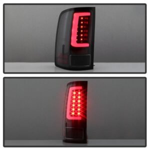 GMC Sierra 1500 07-13 2500HD/3500HD 07-14 Light Bar LED Tail Lights - Black - Image 8