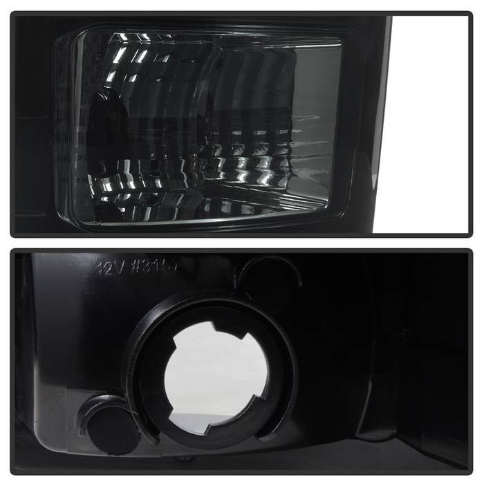 GMC Sierra 1500 07-13 2500HD/3500HD 07-14 Light Bar LED Tail Lights - Black Smoke