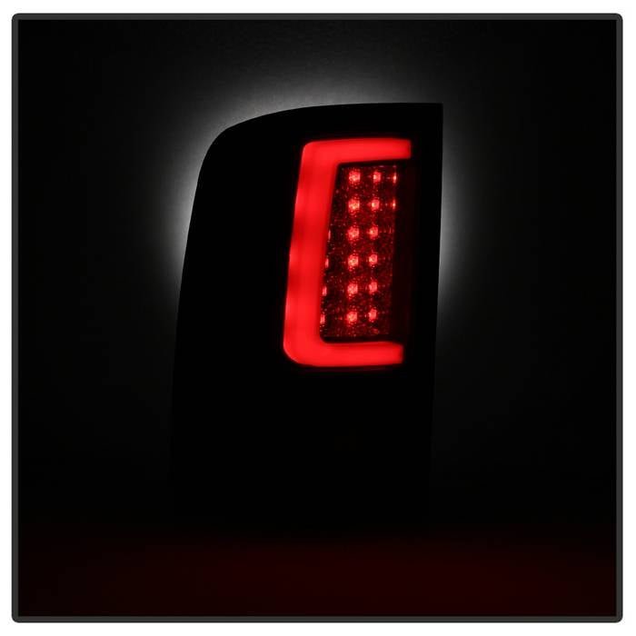 GMC Sierra 1500 07-13 2500HD/3500HD 07-14 Light Bar LED Tail Lights - Black Smoke