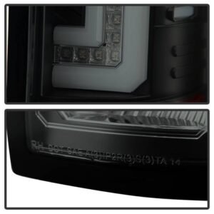 GMC Sierra 1500 14-18 2500HD/3500HD 15-19 LED Tail Lights - Black Smoke - Image 3