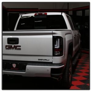 GMC Sierra 1500 2016-2018/ Sierra 2500/3500 HD 2016-2019 LED Tail Lights - Black - Image 14