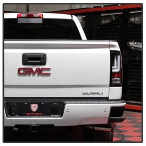 GMC Sierra 1500 2016-2018/ Sierra 2500/3500 HD 2016-2019 LED Tail Lights - Black - Image 15