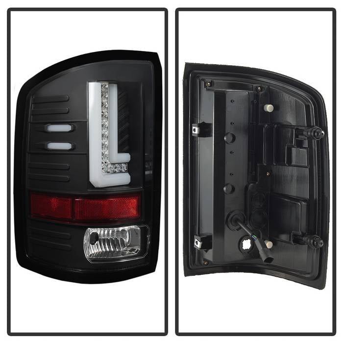 GMC Sierra 1500 2016-2018/ Sierra 2500/3500 HD 2016-2019 LED Tail Lights - Black