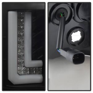 GMC Sierra 1500 2016-2018/ Sierra 2500/3500 HD 2016-2019 LED Tail Lights - Black - Image 3