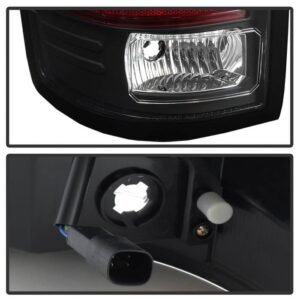 GMC Sierra 1500 2016-2018/ Sierra 2500/3500 HD 2016-2019 LED Tail Lights - Black - Image 5