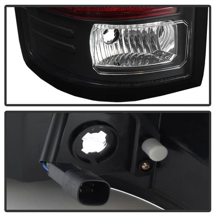 GMC Sierra 1500 2016-2018/ Sierra 2500/3500 HD 2016-2019 LED Tail Lights - Black