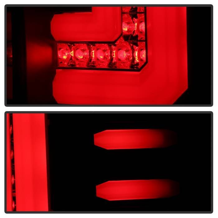 GMC Sierra 1500 2016-2018 Sierra 2500/3500 HD 2016-2019 LED Tail Lights - Black Smoke