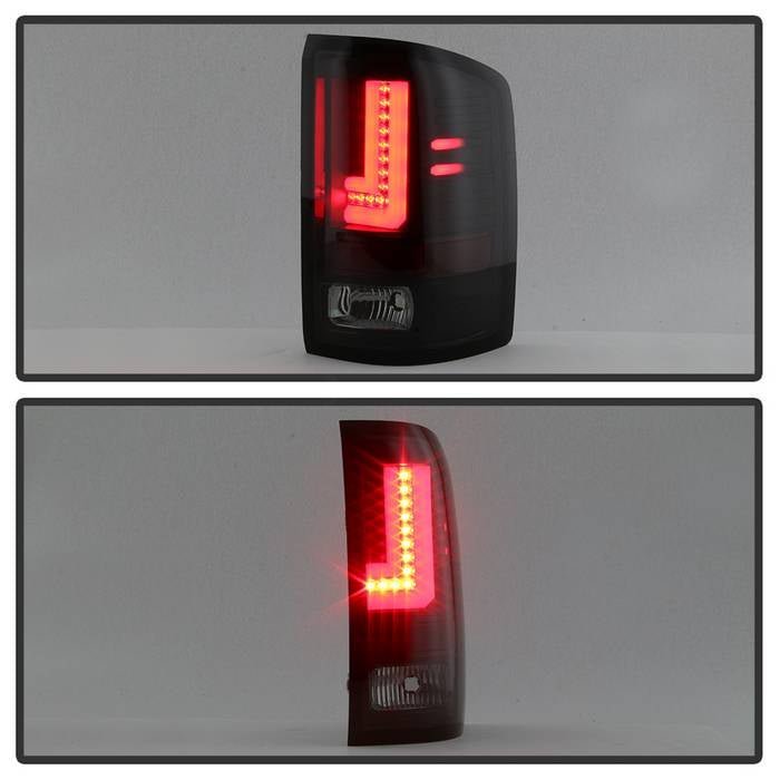 GMC Sierra 1500 2016-2018 Sierra 2500/3500 HD 2016-2019 LED Tail Lights - Black Smoke