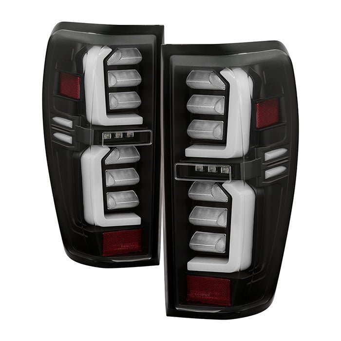 GMC Sierra 2019-2020 1500 Incandescent Bulb Model Only LED Tail Lights - Black