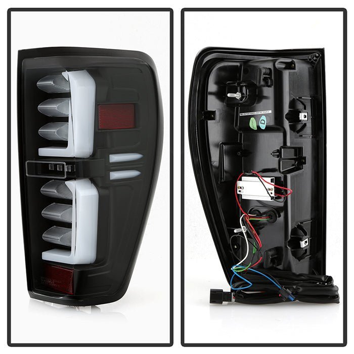 GMC Sierra 2019-2020 1500 Incandescent Bulb Model Only LED Tail Lights - Black
