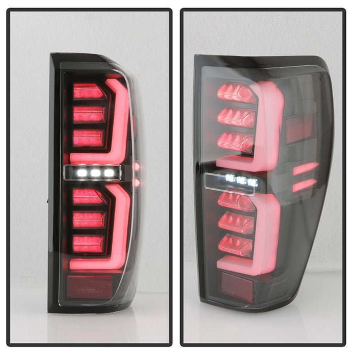 GMC Sierra 2019-2020 1500 Incandescent Bulb Model Only LED Tail Lights - Black