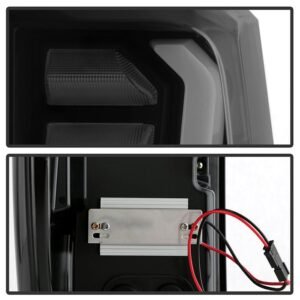 GMC Sierra 2019-2020 1500 Incandescent Bulb Model Only LED Tail Lights - Black Smoke - Image 3