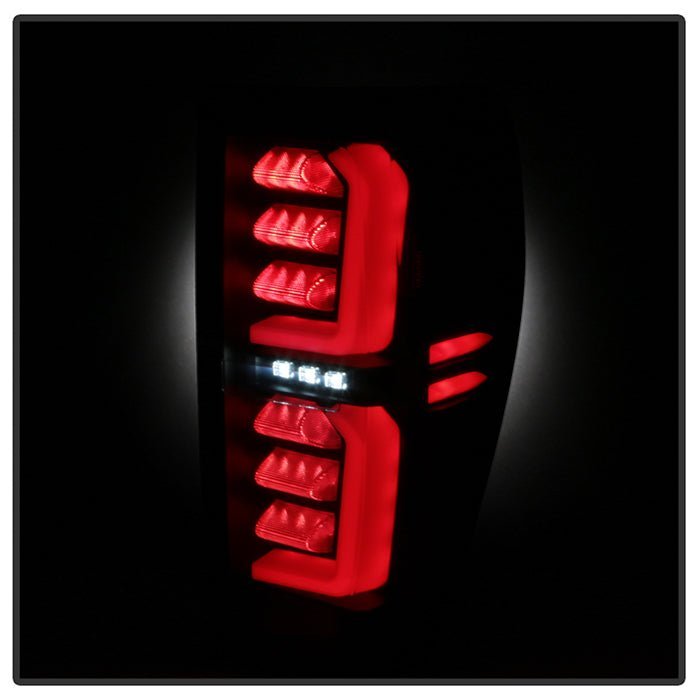 GMC Sierra 2019-2020 1500 Incandescent Bulb Model Only LED Tail Lights - Black Smoke