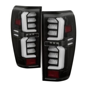 GMC Sierra 2019-2020 1500 LED Model Only LED Tail Lights - Black - Image 1