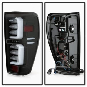 GMC Sierra 2019-2020 1500 LED Model Only LED Tail Lights - Black - Image 2