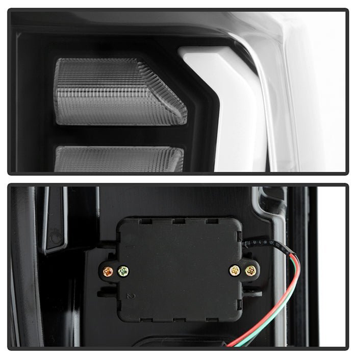 GMC Sierra 2019-2020 1500 LED Model Only LED Tail Lights - Black
