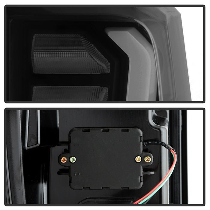 GMC Sierra 2019-2020 1500 LED Model Only LED Tail Lights - Black Smoke