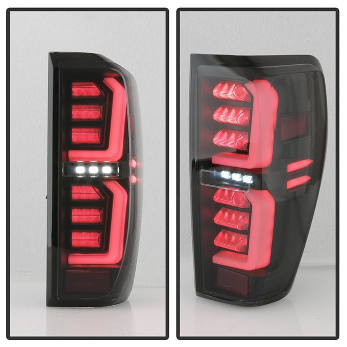 GMC Sierra 2019-2020 1500 LED Model Only LED Tail Lights - Black Smoke