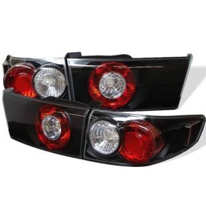 Honda Accord 03-05 4Dr Euro Style Tail Lights - Black - Image 1