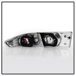Honda Accord 03-05 4Dr Euro Style Tail Lights - Black - Image 2