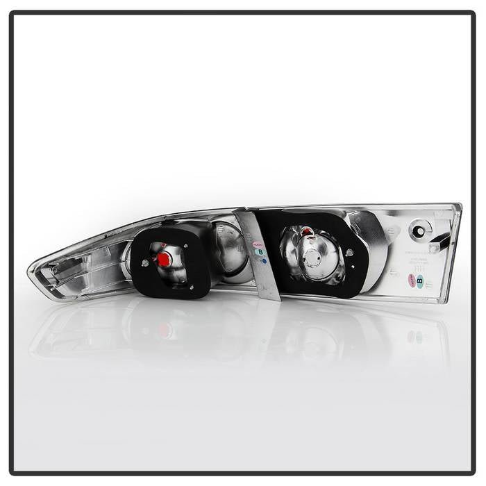 Honda Accord 03-05 4Dr Euro Style Tail Lights - Black
