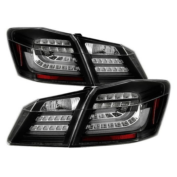 Honda Accord 2013-2015 4DR LED Tail Lights - Black