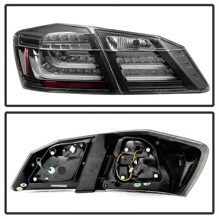 Honda Accord 2013-2015 4DR LED Tail Lights - Black