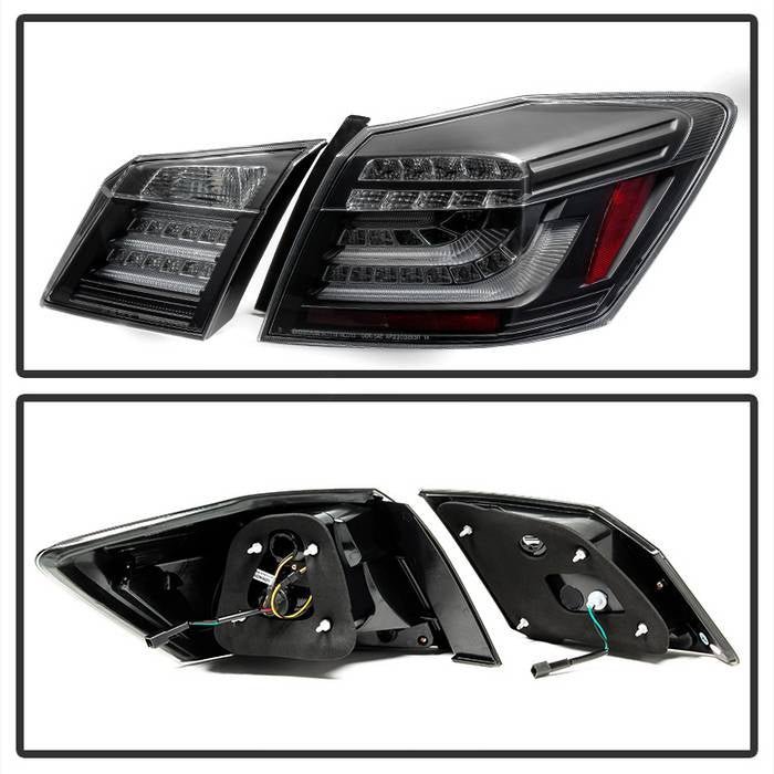 Honda Accord 2013-2015 4DR LED Tail Lights - Black