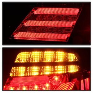 Honda Accord 2013-2015 4DR LED Tail Lights - Black - Image 7