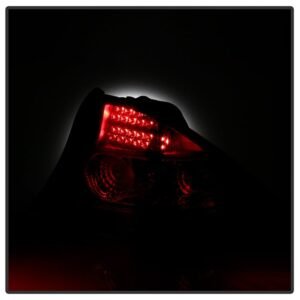 Honda Civic 04-05 2DR LED Tail Lights - Black - Image 6