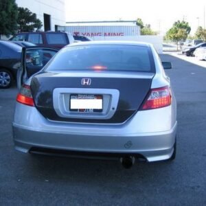 Honda Civic 06-08 2Dr LED Tail Lights - Red Clear - Image 4